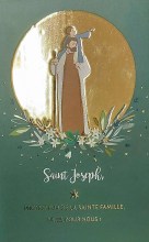 Image fête de la foi : Saint Joseph image avec dorure